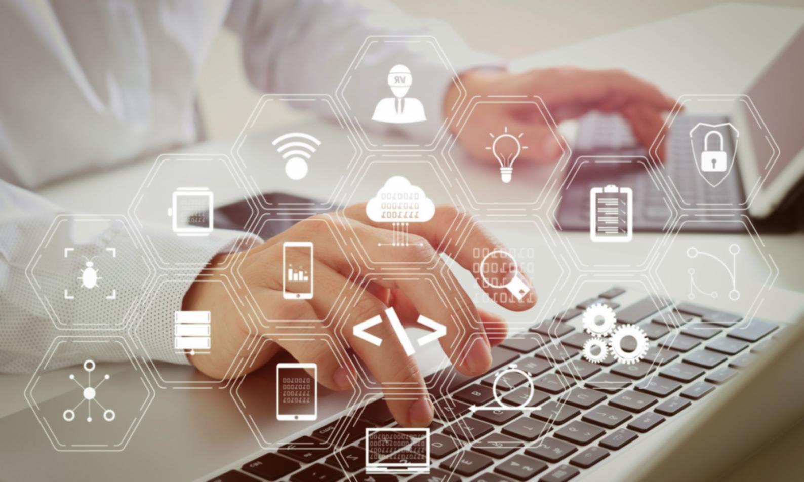 Advanced students analyzing blockchain architecture and consensus mechanisms